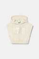 Μπλούζα United Colors of Benetton απλικέ μπεζ 32N4C204H.G.Seasonal