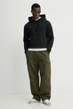 Βαμβακερή μπλούζα Versace Jeans Couture 78GAI3H1.F0010 μαύρο SS25