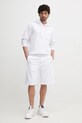 Βαμβακερή μπλούζα Versace Jeans Couture 78GAIT08.CF01T λευκό SS25