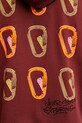 Βαμβακερή μπλούζα The North Face Nuptse Oversized NF0A8C3V0VO1 κόκκινο