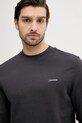 Βαμβακερή μπλούζα Calvin Klein Jeans γκρί J30J327530