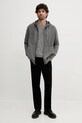 Βαμβακερή μπλούζα MICHAEL Michael Kors UR552JL5DC γκρί SS25