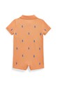 Βρεφικά βαμβακερά φορμάκια Polo Ralph Lauren 320902521003 πορτοκαλί SS25