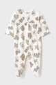 Φόρμες με φουφούλα μωρού Mayoral Newborn 2-pack 1750.2B.Newborn.PPYH λευκό SS25