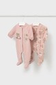 Φόρμες με φουφούλα μωρού Mayoral Newborn 2-pack Βρεφικό προϊόν ροζ 1750.2B.Newborn.PPYH