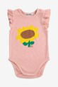 Παιδικό κορμάκι Bobo Choses Sunflower πορτοκαλί 125AB108