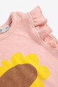 Κοριτσίστικα Παιδικό κορμάκι Bobo Choses Sunflower 125AB108 πορτοκαλί