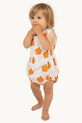 Βαμβακερά φορμάκια για μωρά Tinycottons APPLES WOVEN BODY μπεζ SS25.200