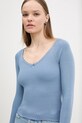 Μακρυμάνικο Tommy Jeans μπλε DW0DW20236