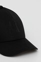 Βαμβακερό καπέλο του μπέιζμπολ Armani Exchange μαύρο XW000957.AF13846.NOS