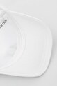Βαμβακερό καπέλο του μπέιζμπολ Armani Exchange λευκό XW001179.AF14711.NOS