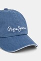 Βαμβακερό καπέλο του μπέιζμπολ Pepe Jeans WEI CAP PL040364 μπλε SS25