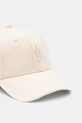 Βελουτέ καπέλο μπέιζμπολ New Era 60595352 μπεζ SS25