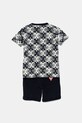 Παιδικό βαμβακερό σετ Guess N5GG05.K8HM4.PPYA σκούρο μπλε SS25