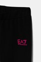 Παιδικό βαμβακερό σετ EA7 Emporio Armani μαύρο 7G000071.AF12503