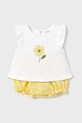 Σετ μωρού Mayoral Newborn ύφασμα κίτρινο 1255.2B.Newborn.PPYH