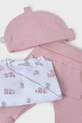 Σετ μωρού Mayoral Newborn 9906.G.1A.Newborn.PPYH ροζ SS25