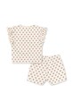 Σετ Konges Sløjd LIN FRILL SET GOTS KS103199 μπεζ SS25
