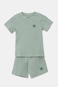 Παιδικό σετ adidas Originals βαμβάκι πράσινο JI5810