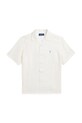 Παιδικό λινό πουκάμισο Polo Ralph Lauren casual λευκό 323964585001