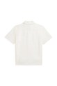 Παιδικό λινό πουκάμισο Polo Ralph Lauren 323964585001 λευκό SS25