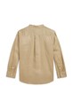 Παιδικό λινό πουκάμισο Polo Ralph Lauren 322964592003 καφέ SS25