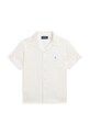 Παιδικό λινό πουκάμισο Polo Ralph Lauren casual λευκό 322964585001