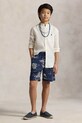 Παιδικό λινό πουκάμισο Polo Ralph Lauren λευκό 323964592002
