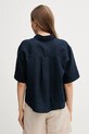 Ρούχα Πουκάμισο από λινό Tommy Hilfiger WW0WW44720 σκούρο μπλε