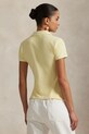 Βαμβακερό μπλουζάκι πόλο Polo Ralph Lauren 211965095 κίτρινο SS25