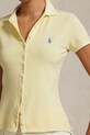 Βαμβακερό μπλουζάκι πόλο Polo Ralph Lauren κίτρινο 211965095