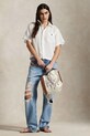 Ρούχα Πουκάμισο από λινό Polo Ralph Lauren 211965847 λευκό