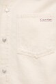 Τζιν πουκάμισο Calvin Klein Jeans J20J225175 μπεζ