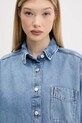 Τζιν πουκάμισο Tommy Jeans μπλε DW0DW20365