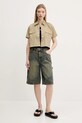 Πουκάμισο Dickies DKDFS573KHK1 πράσινο SS25