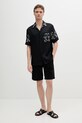 Πουκάμισο Versace Jeans Couture 78GAL2BB.NS624 μαύρο SS25