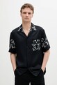 Ρούχα Πουκάμισο Versace Jeans Couture 78GAL2BB.NS624 μαύρο