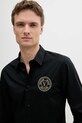 Βαμβακερό πουκάμισο Versace Jeans Couture μαύρο 78GALYS2.CN002