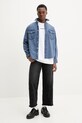 Βαμβακερό πουκάμισο Hugo Blue 50534162 μπλε SS25