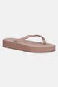Σαγιονάρες Tommy Hilfiger ELEVATED CHIC BEACH SANDAL φλατ μπεζ FW0FW08523