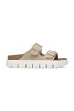 Παντόφλες Birkenstock Arizona Chunky Birkenstock x Papillio ίσια πλατφόρμα μπεζ 1029094