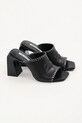 Δερμάτινες παντόφλες Karl Lagerfeld ASTRA NOVA KL33172.000 μαύρο SS25