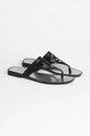 Δερμάτινες σαγιονάρες Karl Lagerfeld SKOOT II KL80407.000 μαύρο SS25