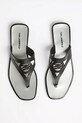 Δερμάτινες σαγιονάρες Karl Lagerfeld SKOOT II μαύρο KL80407.000