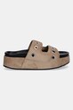 Παντόφλες σουέτ Inuikii Suede Studs 1004.005.0151.163 καφέ SS25