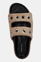 Παντόφλες σουέτ Inuikii Suede Studs καφέ 1004.005.0151.163