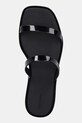 Παντόφλες Calvin Klein DOUBLE BAR SLIDE - JELLY μαύρο HW0HW02417