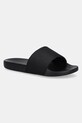 Παντόφλες Calvin Klein POOL SLIDE - JACQ φλατ μαύρο HW0HW02420