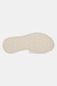 Δερμάτινες παντόφλες Calvin Klein FLATFORM SLIDE W/CK HW - LTH HW0HW02368 μπεζ