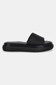 Παντόφλες Calvin Klein FLATFORM SLIDE - JACQ HW0HW02461 μαύρο SS25